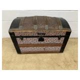 Vintage Dome Top Steamer Trunk