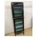 Narrow Tall Wooden Display Case