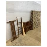 Pine Bunk Beds w/ Bedding