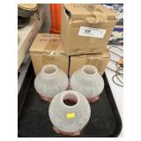 (6) New Glass Lamp Shades