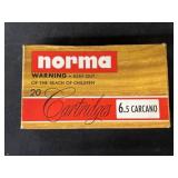 (20) Rounds of 6.5 Carcano Ammunition