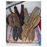 (2) Pairs of Size 9 Vintage Western Boots