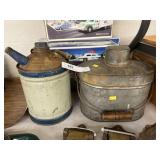 Tin Lunch Box with Fuel Can