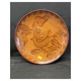Ned Foltz Redware Plate