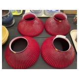 (4) New Glass Lamp Shades