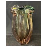 Unsigned Art Glass Vase