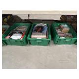 (3) Storage Totes of Magazines and Newspapers