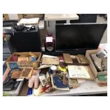 Acer Monitor and Soundbar with Assorted Ephemera