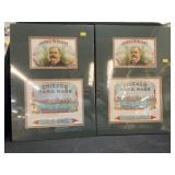 (2) Matted Cigar Labels