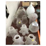 Vintage Glass Hanging Shades