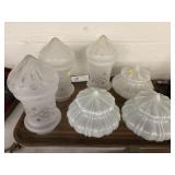 (6) Glass Lamp Shades