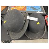 (2) Vintage Derby Hats