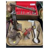 Vintage Sharpening Stones with Vise