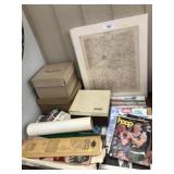 NOS Utility Crepe Paper, Antique Maps, Other