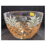 Large Paint Decorated Bowl