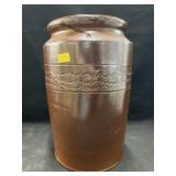 European Stoneware Canister