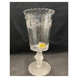 Frosted Lion Celery Vase