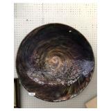 Large 32' Signed Art Metal Charger