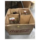 Vintage Coca Cola 1-Gallon Bottles and Box