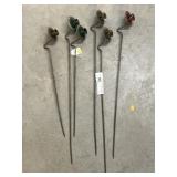 (6) Screw-In Candleholders