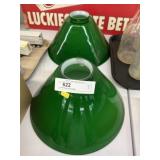 (2) New Glass Lamp Shades
