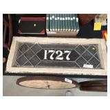Slag Glass Transom