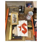 Spice Tins, Framed Goods, Lightbulbs