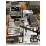Cassette Tapes, Electronics, Storage Boxes