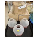 (6) New Glass Lamp Shades