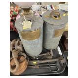 Grain Testers, Pulleys, Vintage Tools