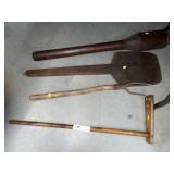 Primitive Wooden Peel, Masher and Stirrer