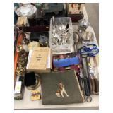Group of Silver-Plate Utensils, Serving Dishes,