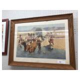 Frederic Remington Cowboys & Indians Print