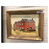 Signed R. H. Thien 1966 Painting in Frame