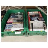 (2) Storage Totes/Lids- Life and Post Magazines