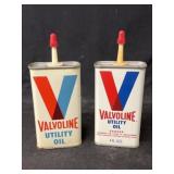 (2) Valvoline Handy Oilers