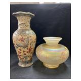 Fenton Art Glass and Porcelain Vases