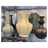 (6) Pottery Vases