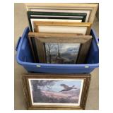 Plastic Tote, Framed Goods