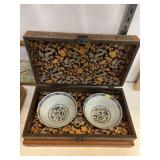 Oriental Cased Rice Bowl Set
