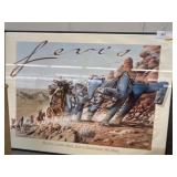(2) Framed Levi Advertisements