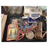 Lighter Fluid Can, Plaques, Emblems