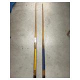 (2) Cue Sticks