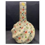 Oriental Floral Decorated Vase