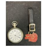Waltham Pocket Watch with New Holland Fob