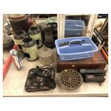 Antique Medicine Cabinet, Straw Holder,