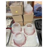 (8) New Glass Lamp Shades