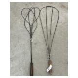 (2) Wire Form Rug Beaters