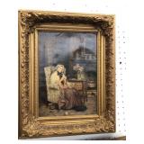 Pair of Signed & Dated 1933 Oil On Canvases