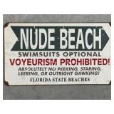 Contemporary Tin Sign